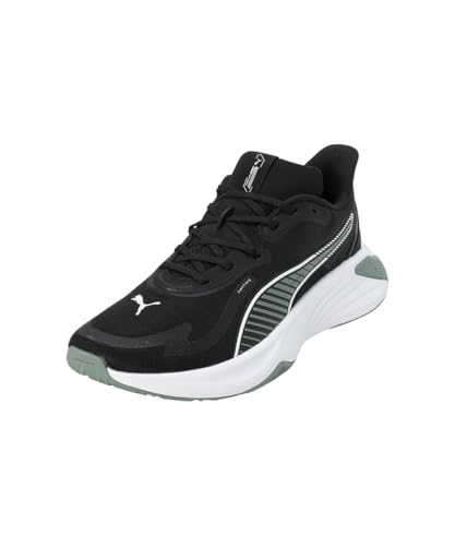 PUMA PWR Hybrid TR, Cross Trainer Unisex Adulto, Black-Green Moon White, 43 EU