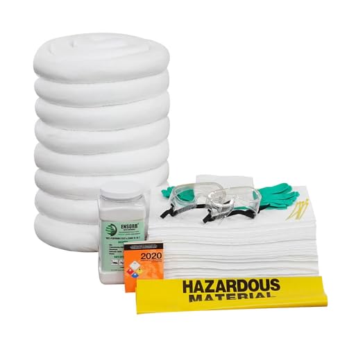 ENPAC 65-Gallon Poly SpillPack Spill Kit, Refill, Absorbs Water, Oil Or Other Liquids, Drum Not Included (Oil-Only)