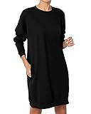 Damen Langarmshirts, Jumper Oberteil, Langarm Sweatshirt, Pullover Oversized damen perfekt für den entspannten Stadtbummel mit der besten Freundin. Longshirts für Damen, Geeignet für Casual, Arbeit, Haus, Shopping, Urlaub, Uni, Party, Joga, Datum, Daily Wear, Sport und Alltagsleben