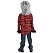 Amscan Hungry Howler Werewolf Costume for Kids, Medium (8-10), with Plaid Shirt, Furry Mask and Gloves