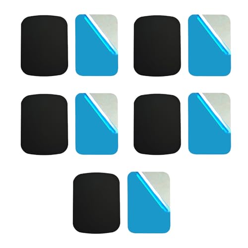 ZIDDAR Placa de montaje para teléfono, lámina de metal adhesiva de alta resistencia para parabrisas de coche y salpicadero, placa de metal para soporte de coche