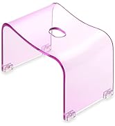 Amazon｜Kuai アクリル バスチェア 風呂 椅子 高さ20cm Sサイズ お風呂