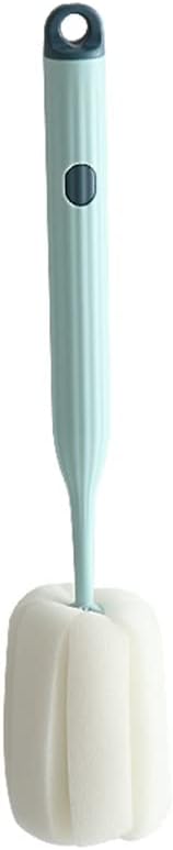 Simple Long Handle Cup Brush Household Cleaning hit Color Sponge Small no Dead Corner Tea Stain Washer