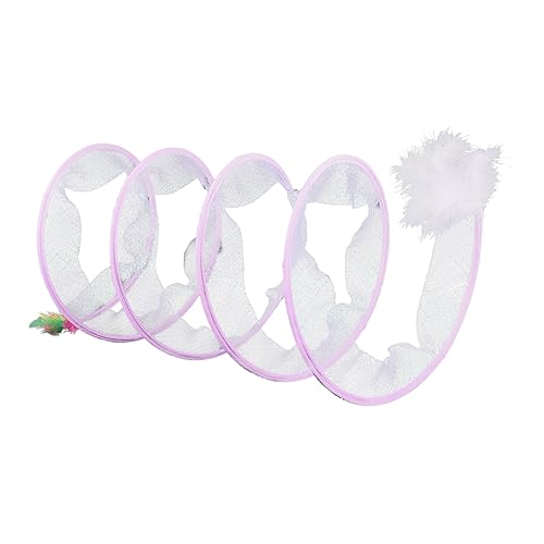 JUMPLAWN 折りたたみ式 型猫隧道玩具 大号色 室内用キャットネル おしゃれ