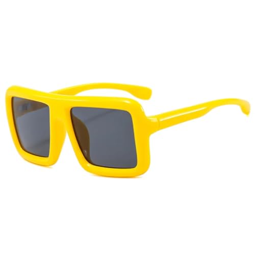 Lunettes de soleil punk anti eblouissement monture large confortable
