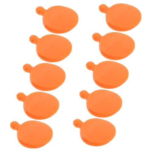 LAPYAPPE 10個 硅?製ターゲットプレート 耐久性競技用吊り下げ式シリコーン標的 弓道練習用 安定した設置簡単スポーツ用標的