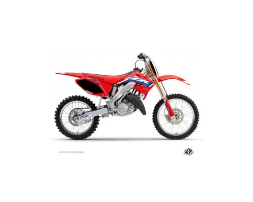 Kit déco Honda 125 CR bleu Kutvek Works pour relooker votre moto de cross