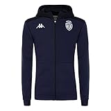 Temporada: 21/22 Kappa ARUFEOD 5 AS Monaco Abrigo de vestir, azul, 3XL para Hombre