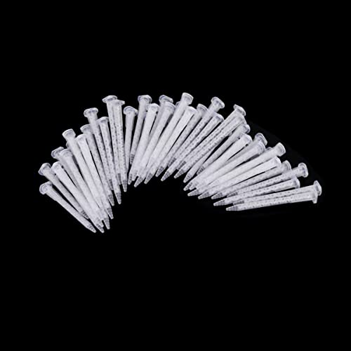 50pcs MA5.4-17S White Epoxy Tubes Static Mixer Nozzle Mixing Tip for Adhesive Applicator Cartridge