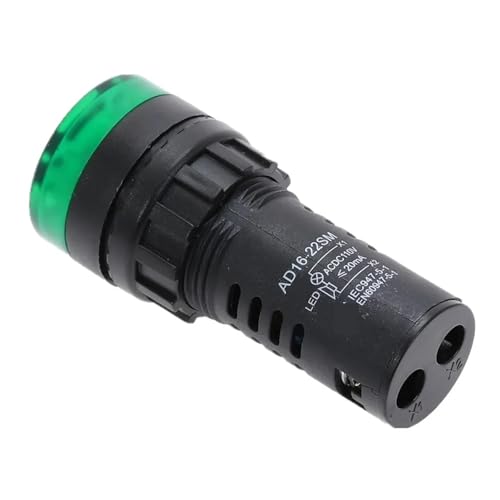 Piloto LED verde de 22mm AD16-22SM para control de maquinaria textil 6