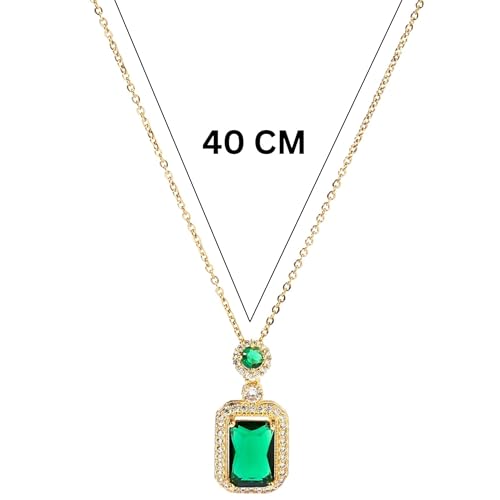 Image of SALTY Anti Tarnish Pendant Necklace for Women | Stylish Locket Neck Chain | Fashion Jewellery Accessories for Girls Boys | Minimal Jewelry | Ideal for Gifting - Scorpio | Gift for Diwali, Christmas, Marriage, Birthday