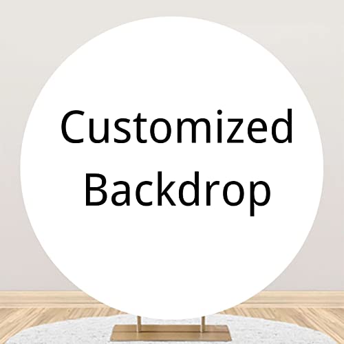 Yeele Elephant Baby Round Backdrop Rustic Grey Wood Elephant Wall Hanging Purple Flowers Purple Elephant Circle Background For Baby Shower Boy Kids Birthday Party Decoration Banner 7.2X7.2Ft #TOP4