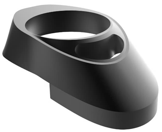 Deda Elementi DCR Topcap Spacer Adapter Adapter, Vinci, Cannondale System Six, Black - Image 2