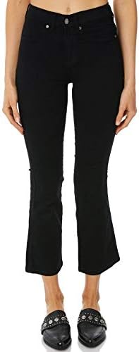 DR. DENIM Holly Jeans a Zampa, Nero, W24/L28 Donna : Amazon.it:  Abbigliamento