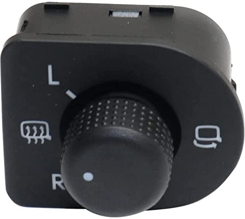 BURANIFUSION Mirror Switch Front Driver Left Side for VW for Beetle 1998-2010 for Golf 1999-2006 for Jetta 1999-2007 for Passat 1999-2005 Left Hand WEF1517