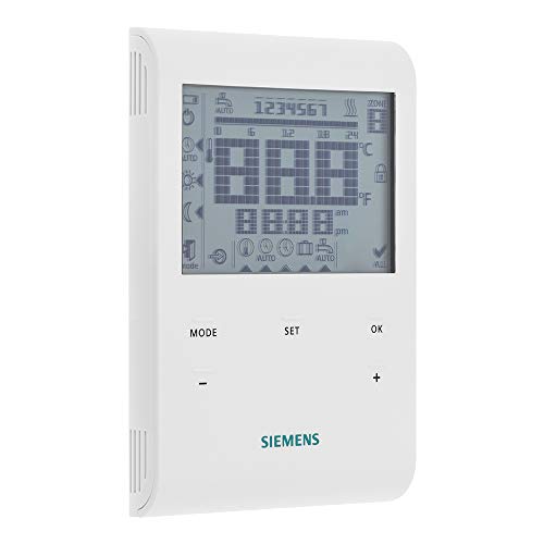Thermostat ambiance Siemens RDE100 programmable 230V pour chauffage domestique - 3