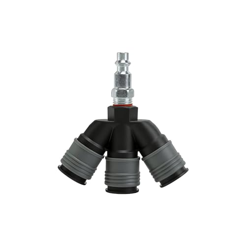 Colector de aire de 3 vías 1/4" Freeman bloque distribuidor para compresores neumáticos 3