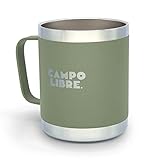 Campo Libre. Tito I Camping Edelstahl Thermotasse 350ml I Thermobecher Kaffee to go I Thermosbecher I Termokaffeebecher I Thermobecher mit Henkel Kaffeebecher to go thermo I Thermos Kaffeebecher