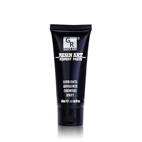 Black Epoxy Resin Pigment Paste - 1.2 fl.oz / 25ml Higher Concentrated & Easy to Mix Black Epoxy Dye for Resin Coloring Tables Tumbler