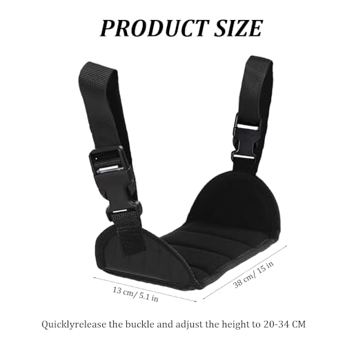 Image of Baby Footrest, Adjustable Baby Highchairs Pedal Baby Clip-On Table Chair Toddler Footrest for Hook-On Table Chair Footrest Compatible with Inglesina Fast Table Chair