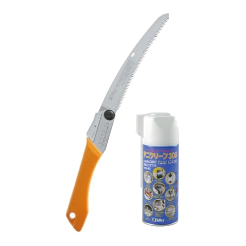 不安定な足場、肩上剪定が楽々 シルキーカーブ鋸セットC