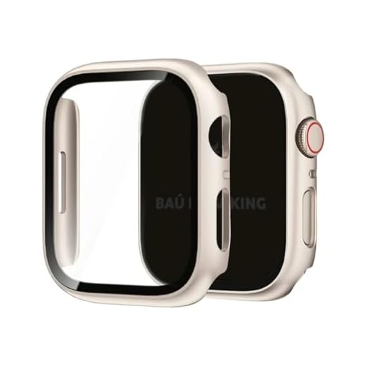 Case Capa Capinha TPU e Vidro Proteção Total 360, Compatível com Apple Watch (Estelar, 40 mm)