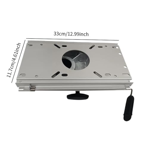 MagiDeal Boat Seat Pedestal Mount Plate Accessories Heavy Duty Spare Parts Practical Premium Portable Direct Replaces Easy to Install