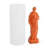 Vesone Jesus Kerzenform, Jesus Statue Silikonform Harz-Gott Retter-Formen für Kerzen, Schokolade,...