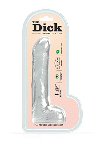 THE DICK Rocky Clear: dildo de material premium Flexxx con acabado transparente 2