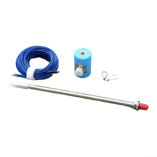 Base de antena M10 con adaptador SO239 y varilla telescópica azul para radio QRP USDX