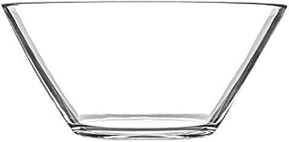 Argon Tableware Single Large Glass Serving Bowl - Mixing Bowl - 22.5cm - Clear