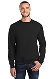 Port & Company Men's Tall Ultimate Crewneck Sweatshirt XLT Jet Black