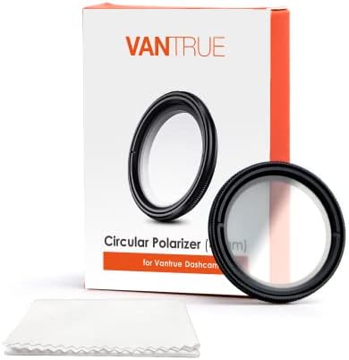 VANTRUE Dash Cam CPL Polarizing Filter for E1, E2, E3 Dash Camera, Front Windshield, Reduce Reflection, Improve Recording Quality for Vantrue Element Series Dashcams