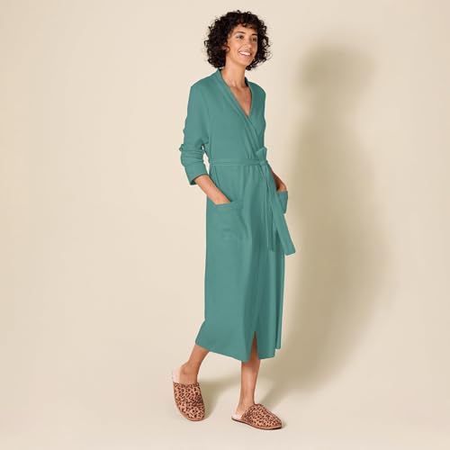 image for Amazon Essentials Women's Lightweight Waffle Full-Length Robe (Availab