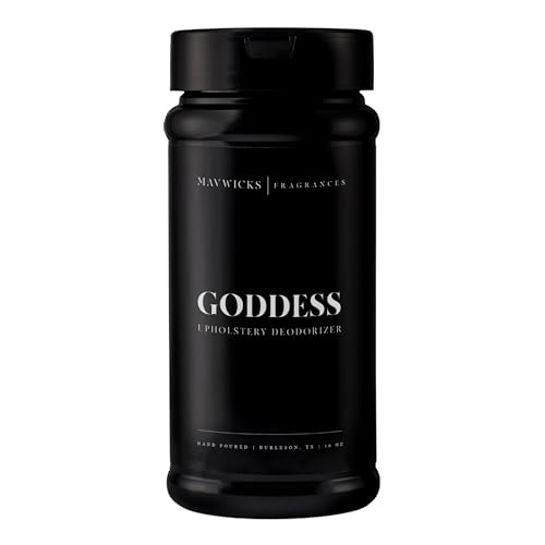 Mavwicks Fragrances - Upholstery Deodorizer (Goddess) 16 Oz - Rug Couch & Carpet Deodorizer - Vacuuming Powder Pet Safe Carpet Freshener Powder - Odor Eliminator for Home
