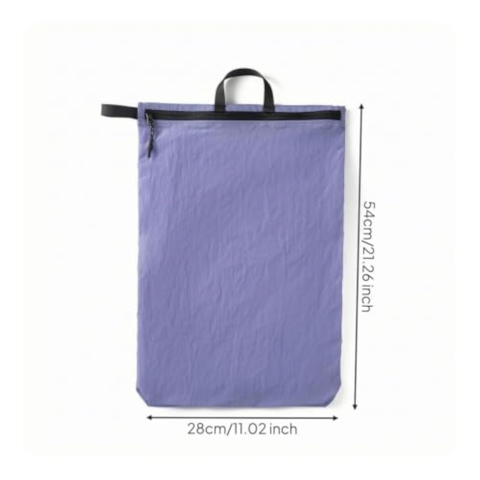Lightweight Zippered Pouch Waterproof Tote Bag, Packable