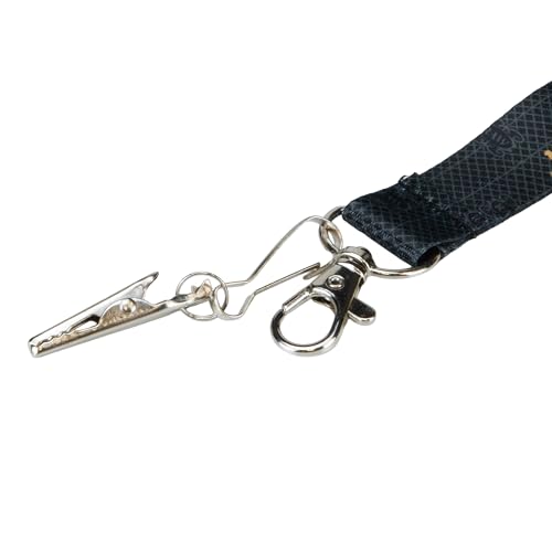 image for RAW Black Lanyard with Key Holder – Hands-Free Accessory. Durable Fa