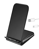 Fast Wireless Charger COVIXXIO 10W Wireless Charging Stand Qi-Certified Compatible with iPhone 13 12...