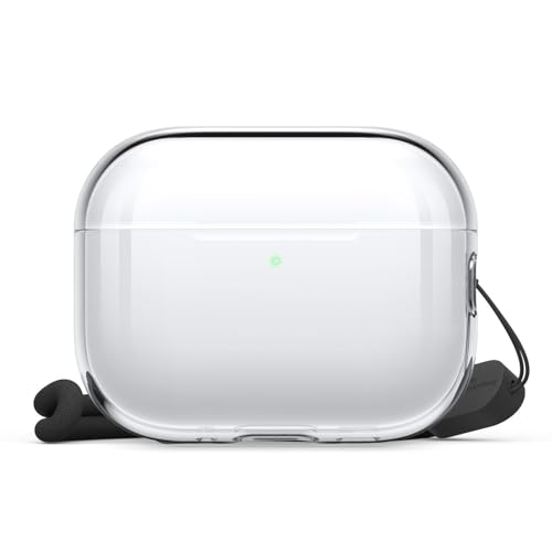 Amazon | 【elago】 AirPods Pro3 対応 ケース クリア 耐衝撃 落下防止