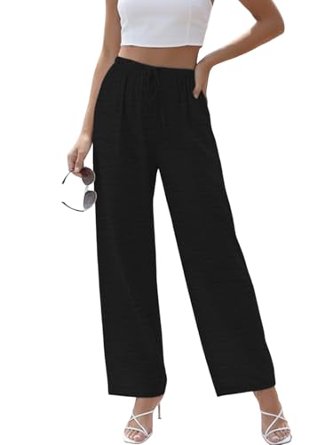 Cuptacc Hose Damen Leichte Sommerhosen Für Damen Lässige Hosen...