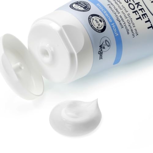 Balea 5er-Set Hautpflege: Melkfett Soft zur Vorbeugung & Pflege spröder Hautstellen (150 ml) + Melkfett Ringelblume für trockene Haut als Kälteschutz & für Massagen geeignet (4 x 75 ml), 450 ml – Bild 5