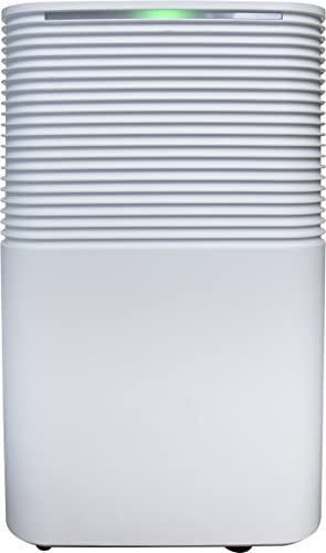 Prem-I-Air 10L Compressor Dehumidifier With Adjustable Humidity, Water Full Alarm, Quiet Operation, Continuous Drain, Washable Filters, Castors for Easy of Movement For use in Home, Office and Shop.