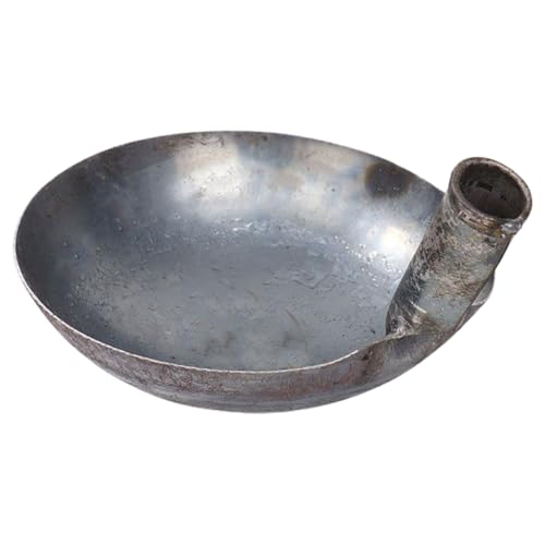 IMIKEYA Louche en Fer Épaissie 135 CM Grosse Cuillère à Eau Portable Multifonction Cuisine et Arrosage Pelle à Eau Robuste pour Jardin et Usage Industriel