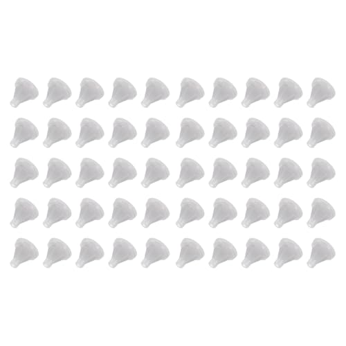 Laroal 50 boquillas de silicona de repuesto para cabezal de ducha de mano para limpiar y reparar cabezales de ducha de lluvia de acero inoxidable que se adaptan a orificios de boquilla de 4 mm