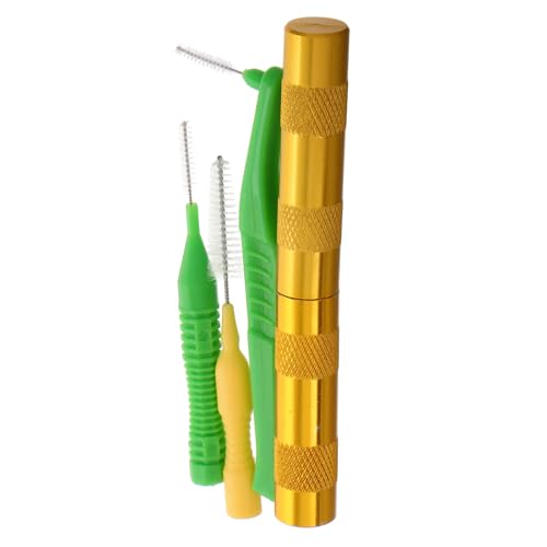 Baluue 4 Piezas Kit de Limpieza Aerógrafo con Cepillos de Mantenimiento Resistentes de Plástico y Metal para Limpieza Precisa y Cuidado de Herramientas de Aerografía