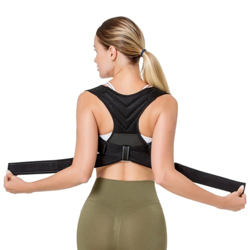 Back Brace Adjustable Upper Postures Support, Straightener Support for Clavicle