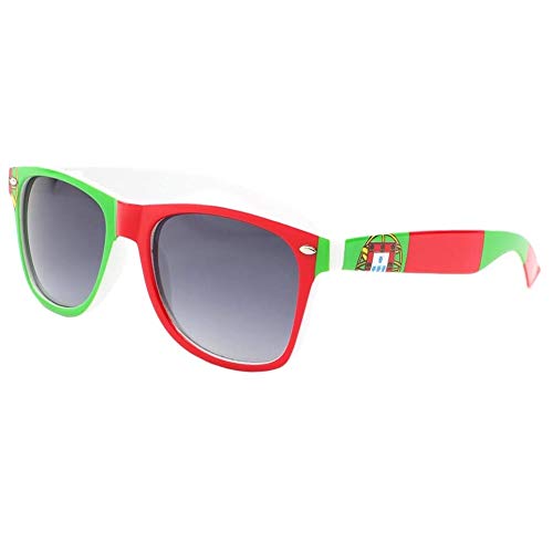 Eye Wear Lunettes de soleil Portugal verte et rouge - Taille: Taille unique - Couleur: Vert - Mixte Cover