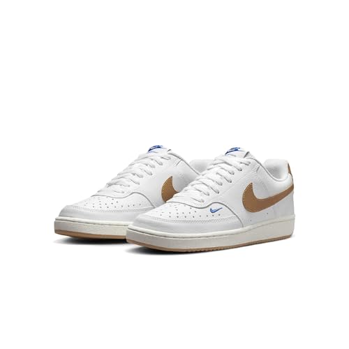 Image of NIKE W Court Vision LO NN-White /Flax-Game ROYAL-SAIL-FV9952-102-5.5UK