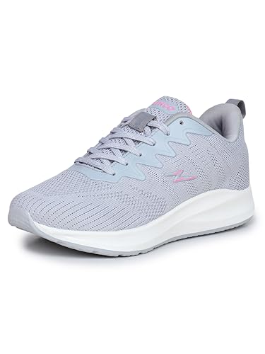Image of ATHCO Womens Vegas Running Shoes for Woman with Soft Flexible Memory Foam Women's Shoes for Walking Gym Training,Casual, Sports, Lightweight Lace up Athletics Slipon Running Shoes for Ladies & Girls