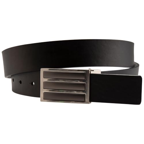 adidas Golf Golf Men's 3-Stripes Tour Belt, Black, One Size Fits Most